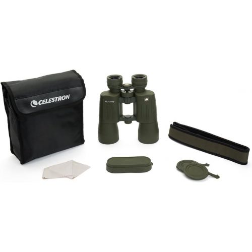 셀레스트론 Celestron 71424 Cavalry 10x50 Binocular (Olive Green)