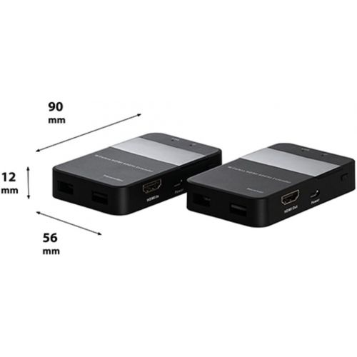  [아마존베스트]-Service-Informationen celexon Expert HDMI Wireless Set WHD30M Wireless Media Transmission over up to 30 m - 4K UHD Resolution - 3D, WiHD 1.1, Dolby True HD, DTS-HD, LPCM