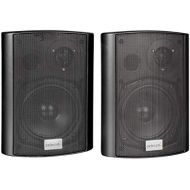 celexon Active Speaker Set Black 2 x 30 W Powerful Audio Boxes Including Wall Mount Speaker for PC, Office, Meeting Room or School