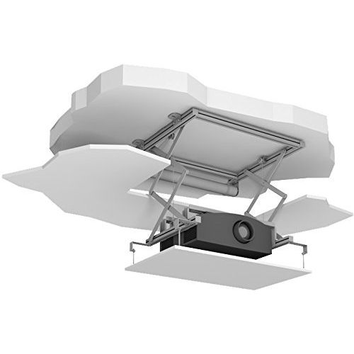  Celexon celexon Projector Ceiling lift PL400 HC Plus - 120V | Motorized ceiling lift for projectors | Load up to 66lbs