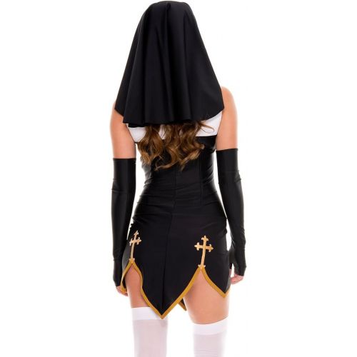  할로윈 용품Celina Womens Bad Habit Nun Dress (4 Piece)
