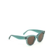 Celine Green acetate oversized sunglasses