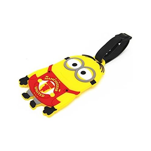  CellDesigns Minions Luggage Tag Suitcase ID Tag with Adjustable Strap (Manchester United Minion)