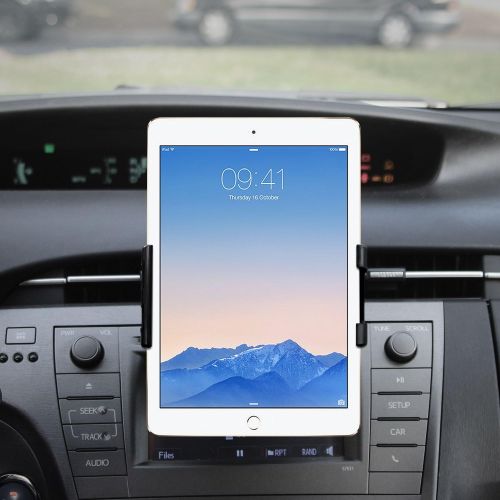  Cellet Car CD Slot Mount Cradle iPad Tablet Holder Compatible for iPad Air Pro Mini 5 4 3 2 Samsung Galaxy Tab S5e S4 A E Kindle Fire HD 8 ChromeBook PixelBook Nintendo Switch, LG