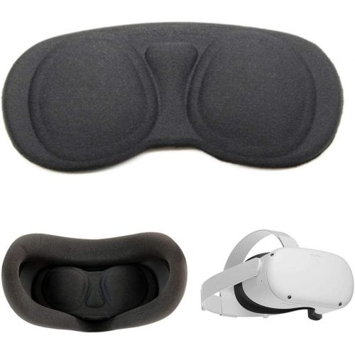  [아마존베스트]Cemboo Lens Protector Compatible for Oculus Quest 2 Accessories, (1 Pack) VR Lens Protective Pad Face Cover Dust Proof Washable Protective Sleeve Virtual Reality Accessories Eye Mask Cove