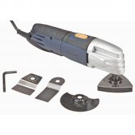 Central Pneumatic Variable Speed Oscillating Multifunction Power Tool with 4 Attachments and Ca...