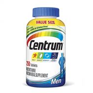 [무료배송]Centrum Multivitamin for Men, Multivitamin/Multimineral Supplement with Vitamin D3, B Vitamins and Antioxidants, Gluten Free, Non-GMO Ingredients - 250 Count