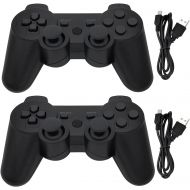 [아마존베스트]Ceozon PS3 Controller Wireless PS3 Remote Controller Playstation 3 Controller Wireless Bluetooth for Playstation 3 Remote with Charging Cables Gold + Green