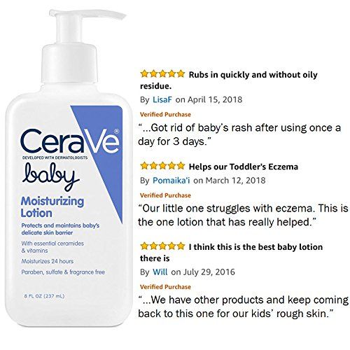  [아마존베스트]CeraVe Baby Lotion | 8 Ounce | Gentle Baby Skin Care with Hyaluronic Acid | Paraben and Fragrance Free