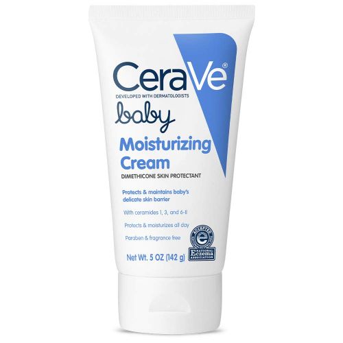  CeraVe Baby Cream | 5 Ounce | Gentle Moisturizing Cream with Hyaluronic Acid | Paraben, Sulfate, & Fragrance Free