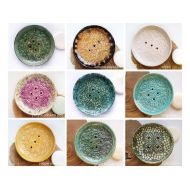 /Ceralonata runde ceramic soap dish for bathroom decor, sponge holder, kitchen accessories