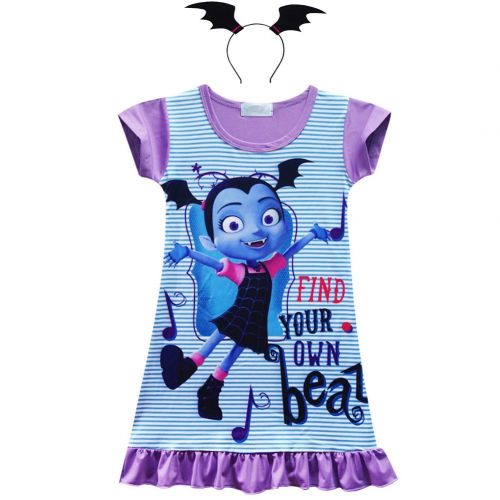  Cercur Vampirina Costume Little Girls Dress up Toddler Baby Christmas Cosplay Outfit Kids Party Dresses