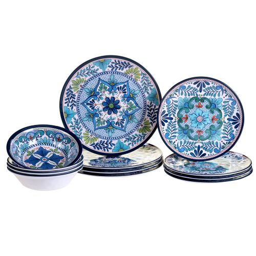  Certified International Talavera Melamine 12-piece Dinnerware Set