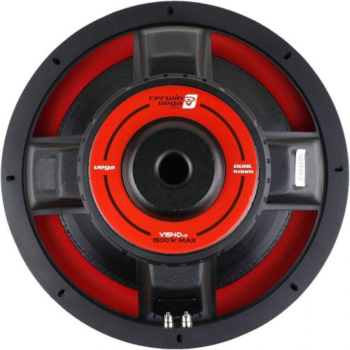  Cerwin-Vega CERWIN VEGA V154D 1100 Watts Max 4 Ohms550 Watts Power Handling 15-Inch Dual Voice Coil