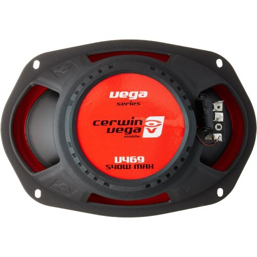  Cerwin-Vega CERWIN VEGA V469 6-Inch x 9-Inch 500 Watts Max100Watts RMS Power Handling 2-Way Coaxial Speaker Set