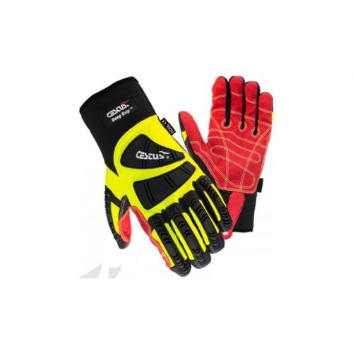  Cestus 3056 M Pro Series Deep Grip Kool Impact One Pair Glove, Green
