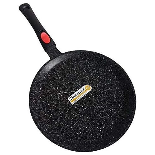  Cflagrant Pfanne fuer Crepes/Blinis, 28cm, fuer alle Herde, auch Induktionsherd, ohne PFOA, Kochen ohne Fett, Greblon C3+ Beschichtung, deutsche Technologie.