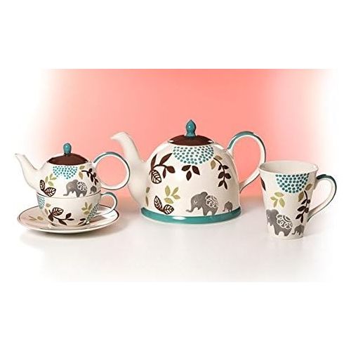  Cha Cult Tea for one Set Ole Keramik, 4-teilig Kanne: 0,4 l, Tasse: 0,2 l