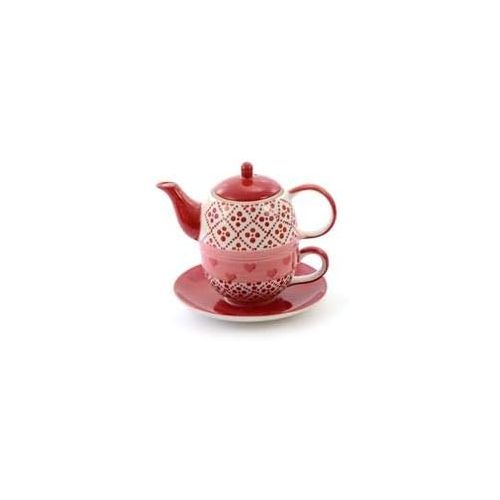  Cha Cult Tea for one Set Joseppa Keramik, 4-teilig Kanne: 0,4 l, Tasse: 0,2 l