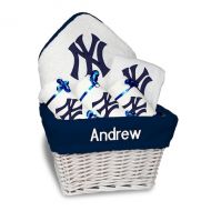 Chad & Jake Newborn & Infant New York Yankees White Personalized Medium Gift Basket