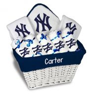 Chad & Jake Newborn & Infant New York Yankees White Personalized Large Gift Basket