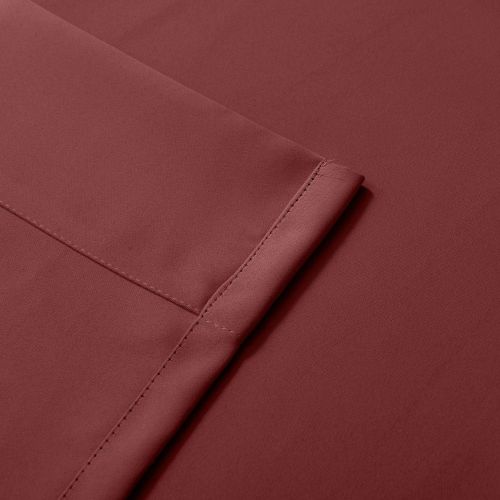  ChadMade Fireproof Flame Retardant Thermal Insulated Curtain Drapery Panel Pinch Pleat, Chocolate 84 W x 84 L Home, Office, Hotel, School, Cinema Hospital (1 Panel), Exclusive