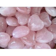 /ChakraHealingShop Bulk Rose Quartz Heart 10 Wholesale Crystal Stones, Valentines Day Gift for Her