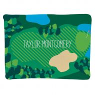 ChalkTalkSPORTS Personalized Golf Baby & Infant Blanket | Golf Course with Custom Name