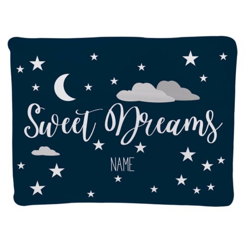  ChalkTalkSPORTS Personalized Baby & Infant Blanket | Sweet Dreams with Custom Name