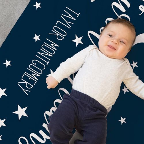  ChalkTalkSPORTS Personalized Baby & Infant Blanket | Sweet Dreams with Custom Name