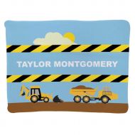 ChalkTalkSPORTS Personalized Baby & Infant Blanket | Construction Site with Custom Name