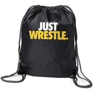 ChalkTalkSPORTS Wrestling Sport Pack Cinch Sack | Just Wrestle | Black