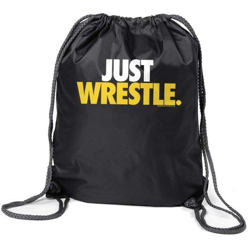  ChalkTalkSPORTS Wrestling Sport Pack Cinch Sack | Just Wrestle | Black