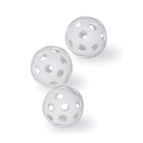  Champion Sports Plastic Golf Ball Set, White, Set of 12