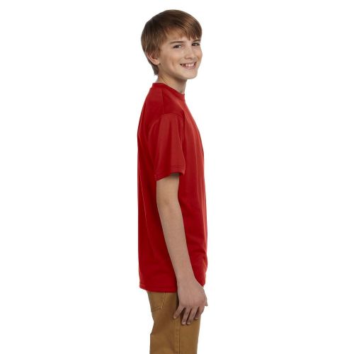  Champion Boys Double Dry Scarlet Cotton and Polyester T-shirt by Champion