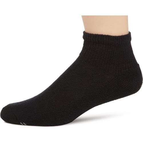  Champion Mens Double Dry Performance Quarter Socks, 6-Pack