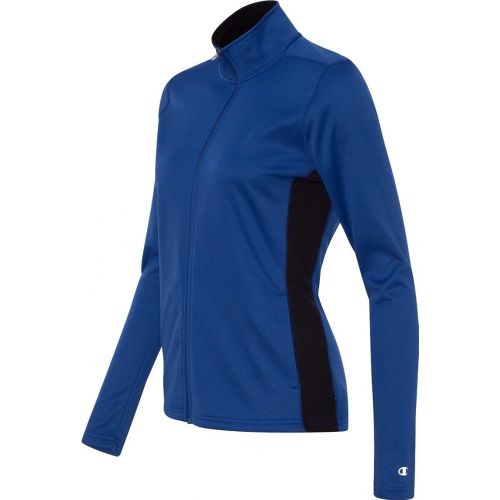  Champion S260 - Ladies Colorblocked Performance Full-Zip Sweatshirt