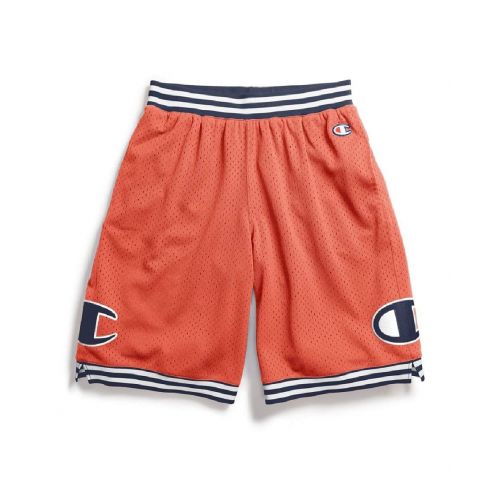  Champion Life Mens Rec Mesh Athletic Short (C Patch/Groovy Papaya, Small)