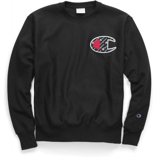  Champion Life Mens Reverse Weave Sweatshirt Black