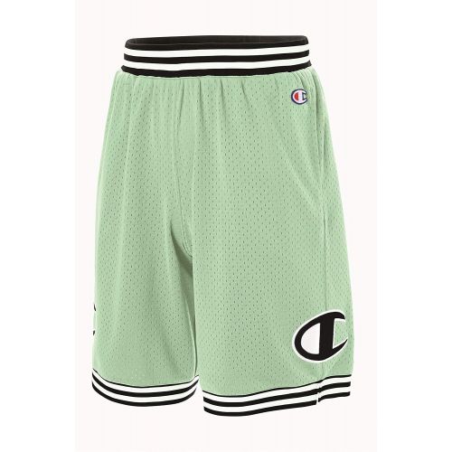  Champion Life Mens Rec Mesh Athletic Short (C Patch/Waterfall Green, Small)