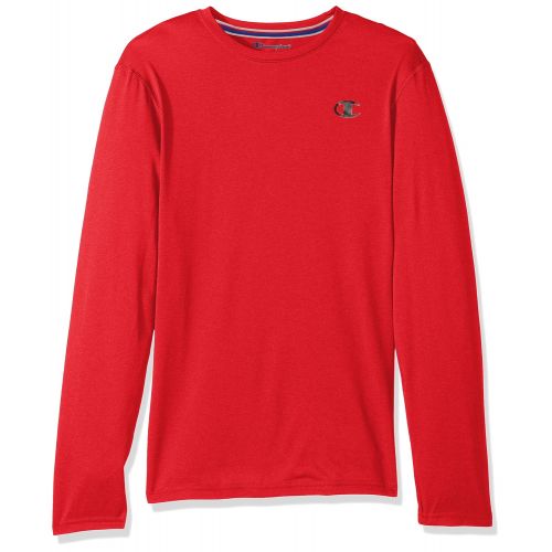  Champion Mens Double Dry Heather Long Sleeve T-Shirt