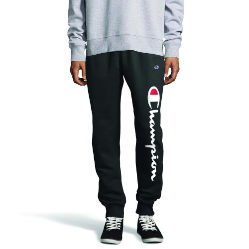  Champion Mens Powerblend Fleece Joggers, C Logo (GF22H Y07425)