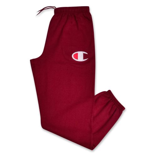  Champion Mens Big and Tall Fleece Jogger Sweatpants with C Logo