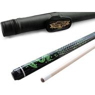 Green Dragon Pool Cue Stick, Billiard Glove, Predator 314 Taper, 12.75mm, Retail Price: MSRP $220 (19 oz, White Case)