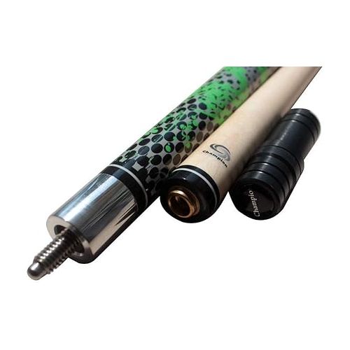  Green Dragon Pool Cue Stick, Billiard Glove, Predator 314 Taper, 12.75mm, Retail Price: MSRP $220 (19 oz, White Case)