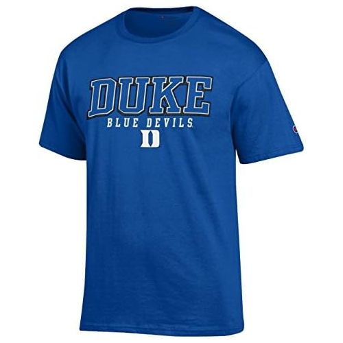  Champion Duke Blue Devils Adult Arch Logo T-Shirt - Royal