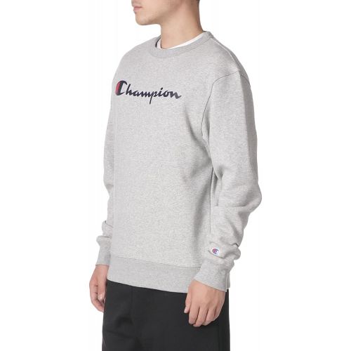  Champion Mens Graphic Powerblend Fleece Crew