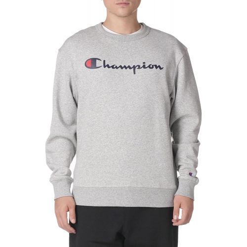  Champion Mens Graphic Powerblend Fleece Crew