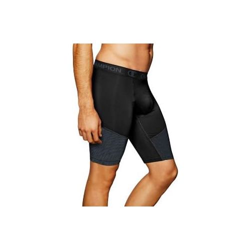  Champion Mens Power Flex Compression Short 9 Inch