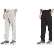Champion 2 Pack Closed Bottom Light Weight Jersey Sweatpant, Oxford Grey/Black, X-Large/X-Large